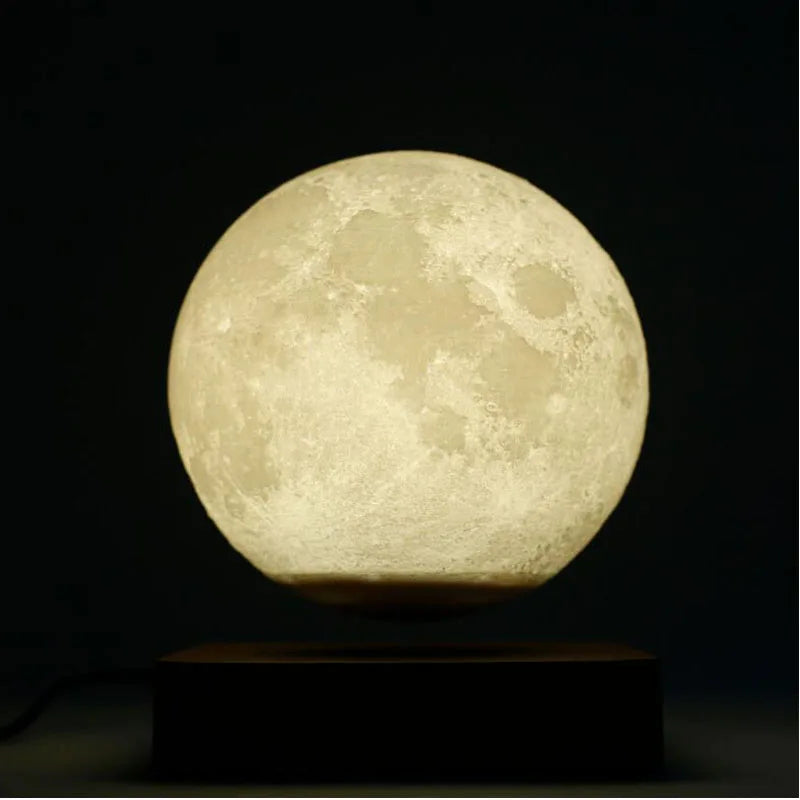 Lampe Lune 3D en Lévitation Magnétique ⭐️