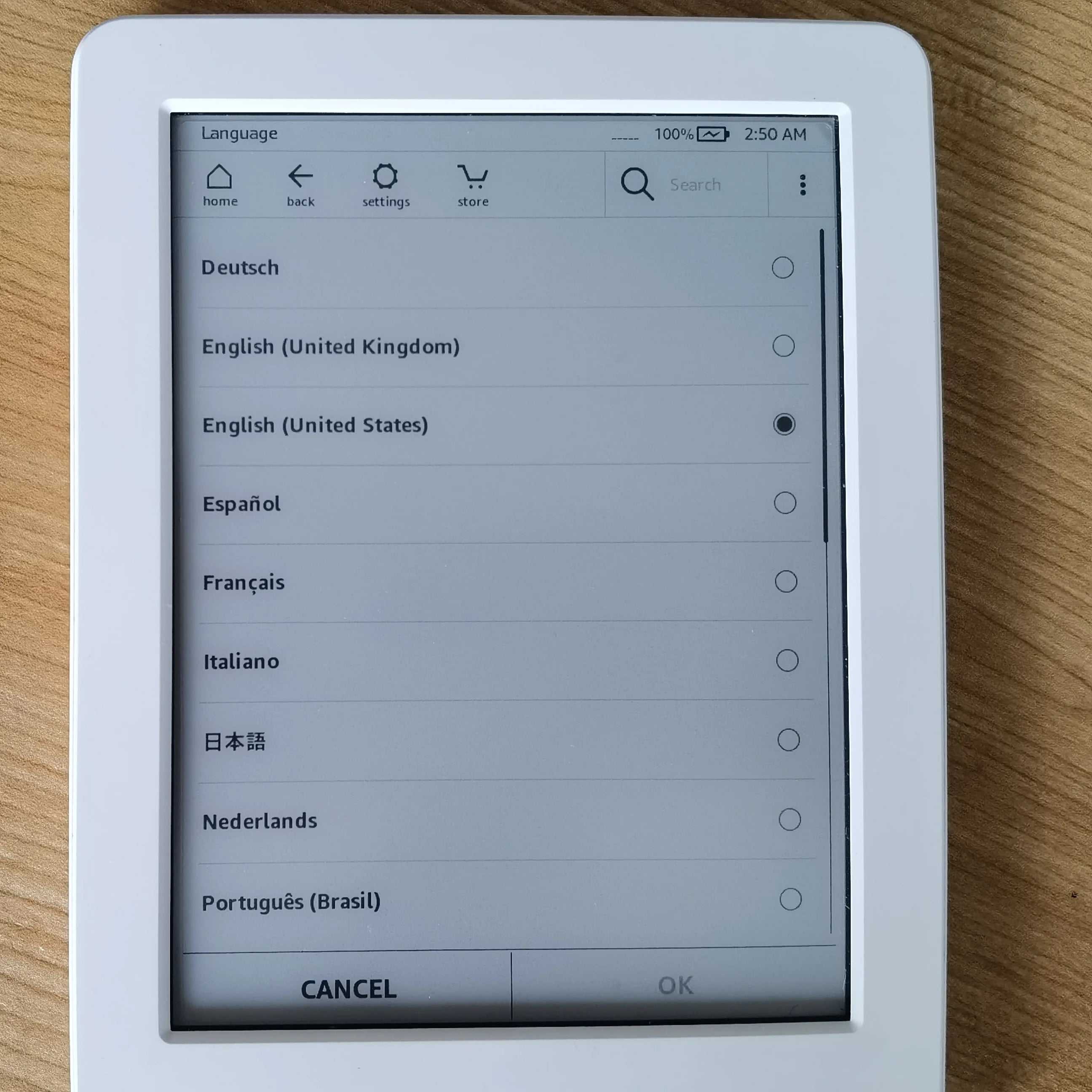 Kindle 8th Gen – L’e-reader pratique et léger pour les passionnés de lecture