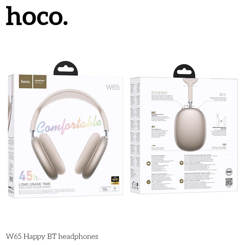 HOCO W65 – Le casque Bluetooth nouvelle génération pour un son pur et puissant
