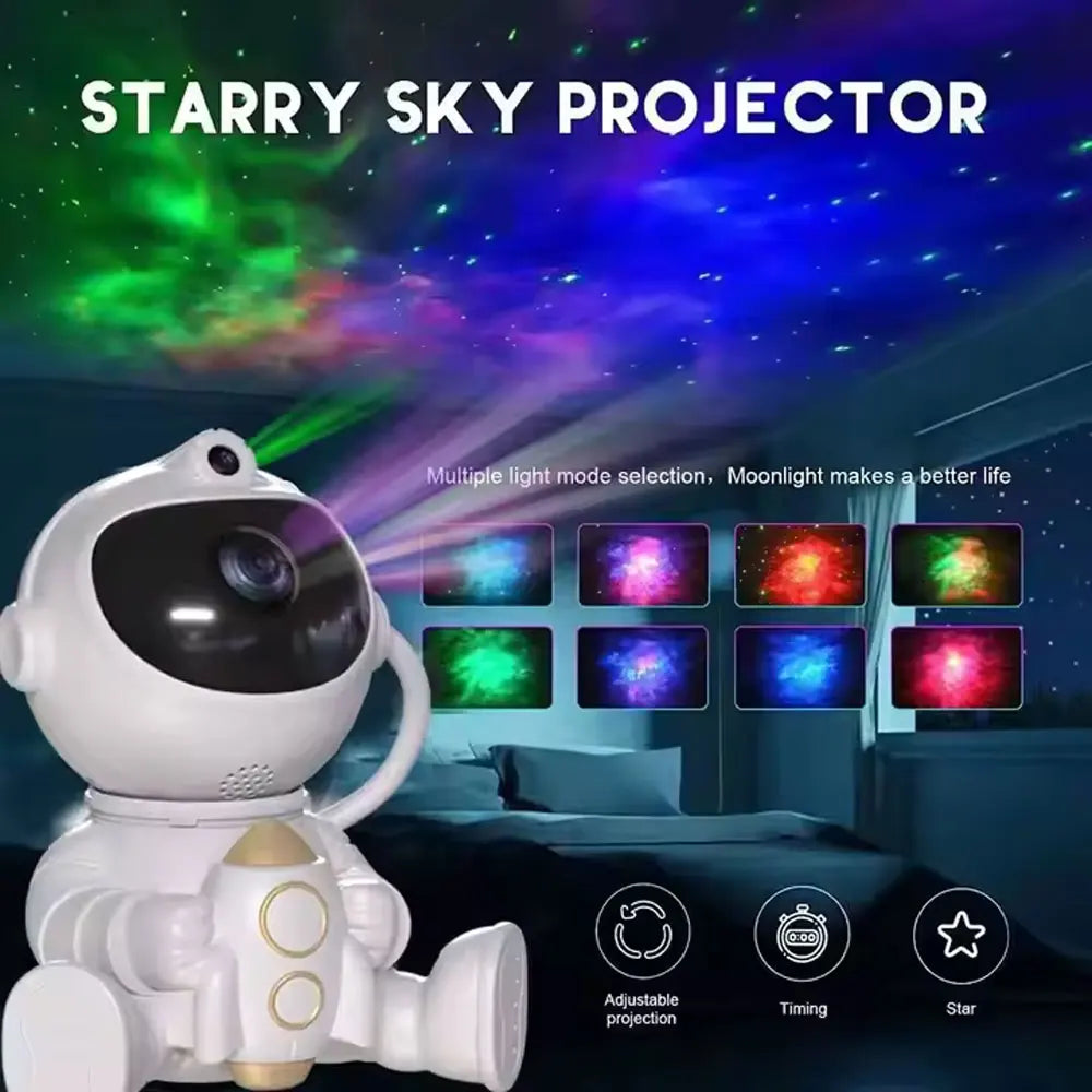 Projecteur Galaxie Astronaute – Veilleuse LED Cosmos pour Chambre