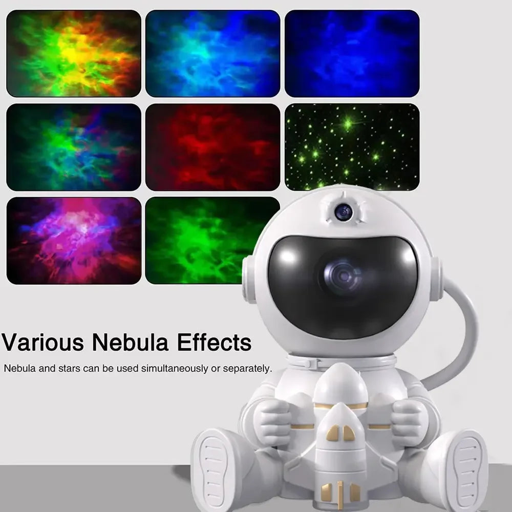 Projecteur Galaxie Astronaute – Veilleuse LED Cosmos pour Chambre