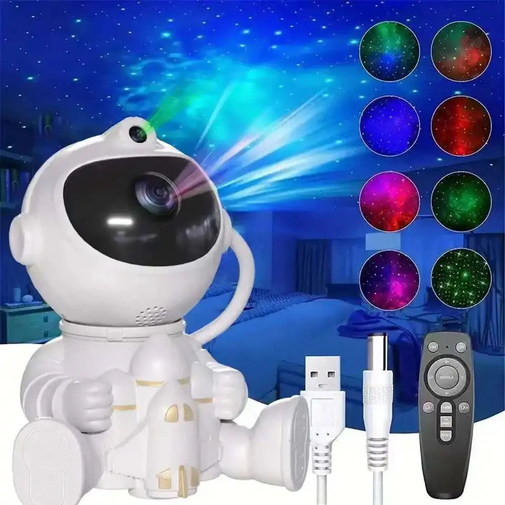Projecteur Galaxie Astronaute – Veilleuse LED Cosmos pour Chambre