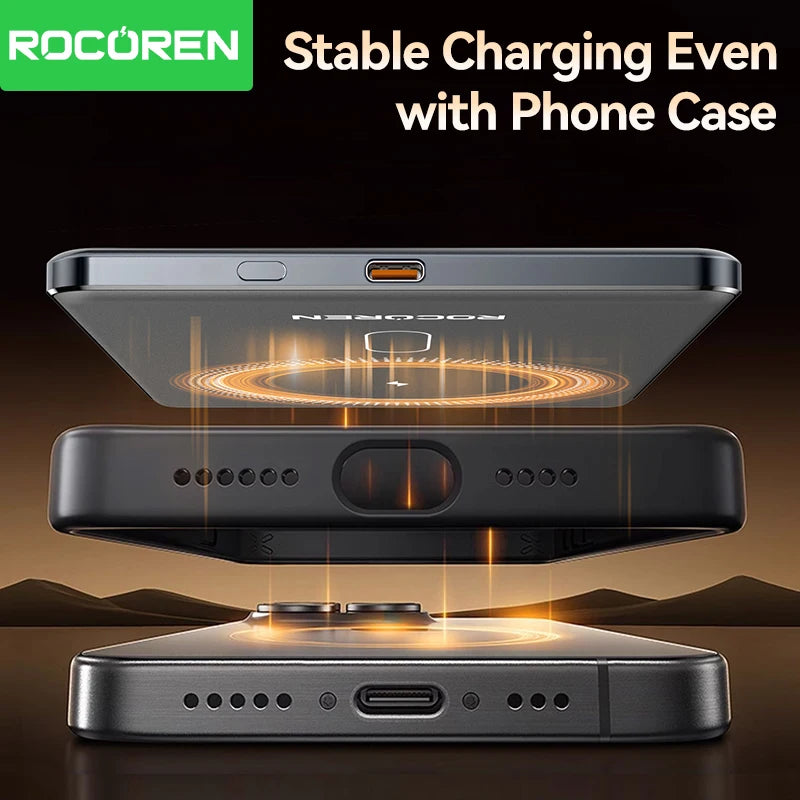 Rocoren Magnetic Power Bank – La puissance sans fil, partout avec vous