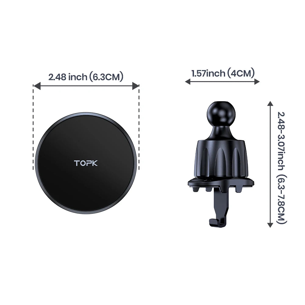 TOPK MagMount Pro – Le support magnétique premium pour une conduite sans effort