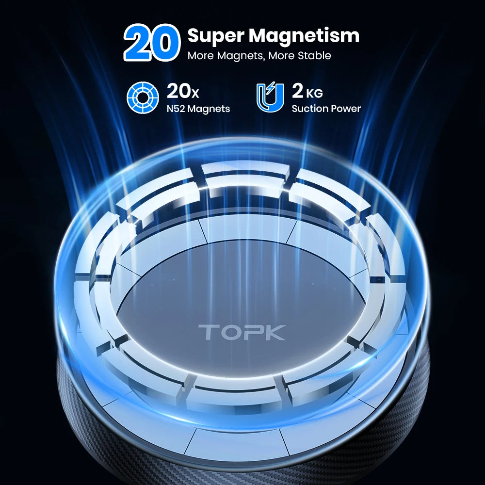 TOPK MagMount Pro – Le support magnétique premium pour une conduite sans effort