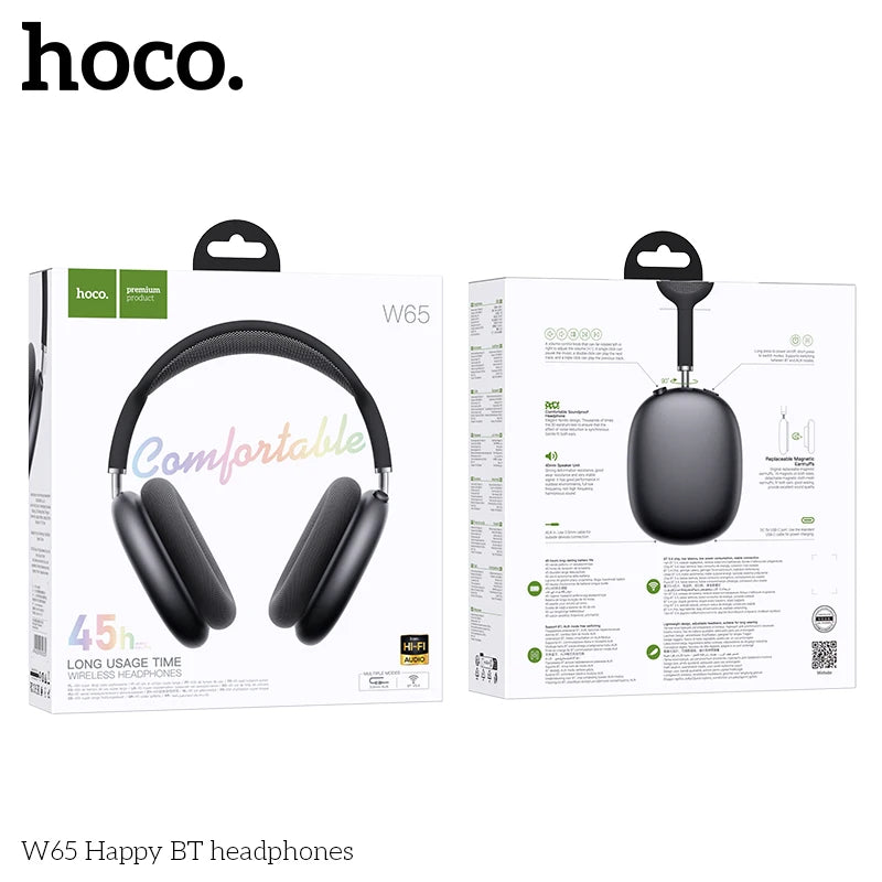 HOCO W65 – Le casque Bluetooth nouvelle génération pour un son pur et puissant