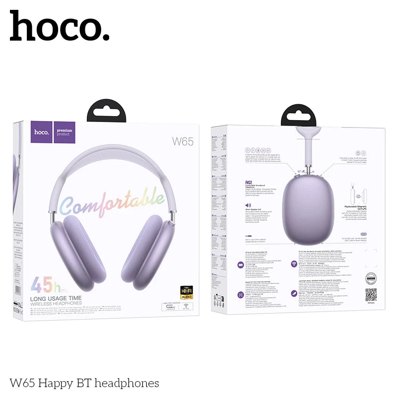 HOCO W65 – Le casque Bluetooth nouvelle génération pour un son pur et puissant