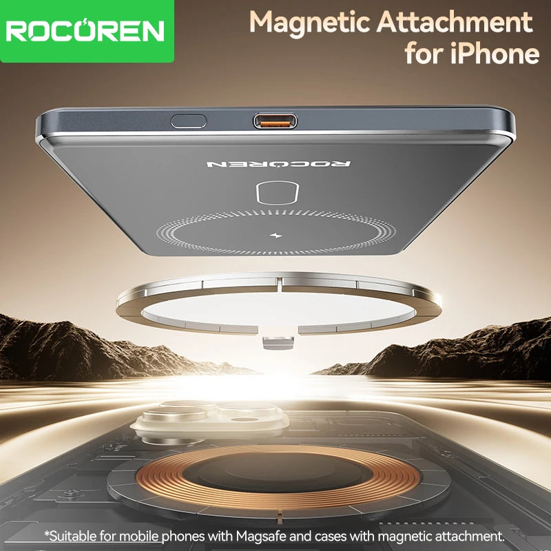 Rocoren Magnetic Power Bank – La puissance sans fil, partout avec vous