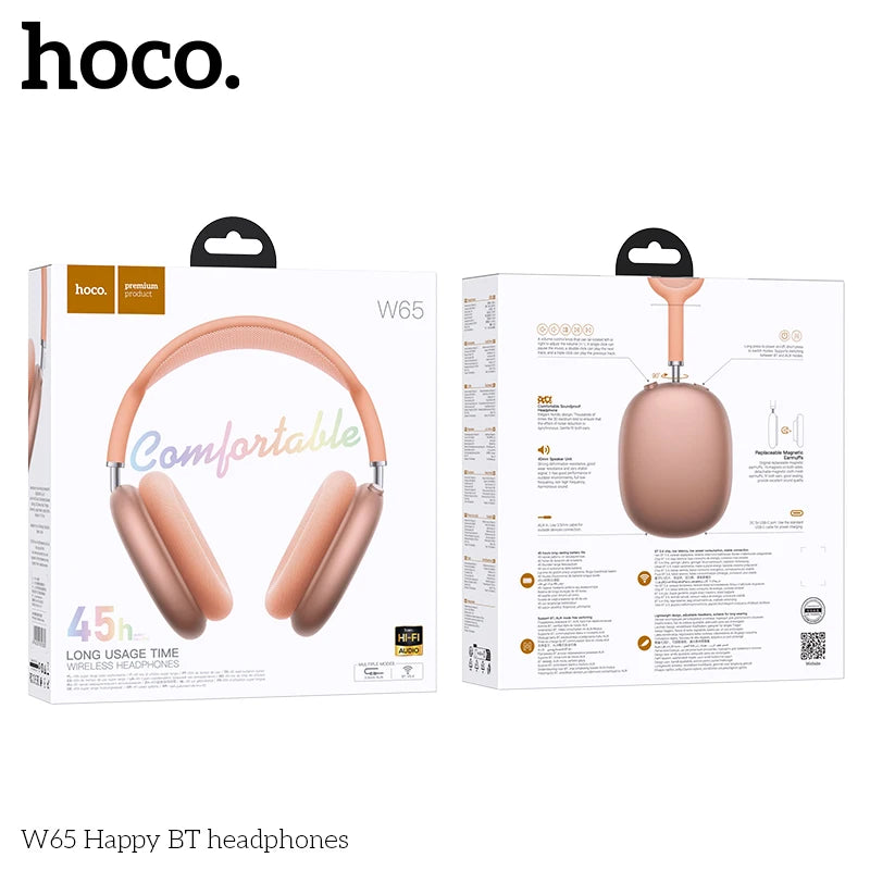 HOCO W65 – Le casque Bluetooth nouvelle génération pour un son pur et puissant