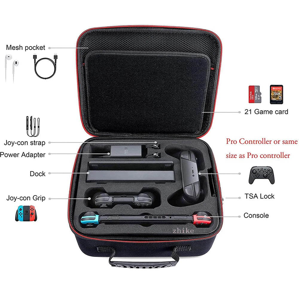 Sac de transport pour Nintendo Switch OLED – Protection et organisation maximales